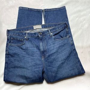 Everlane midwash high waisted straight leg Jeans size32